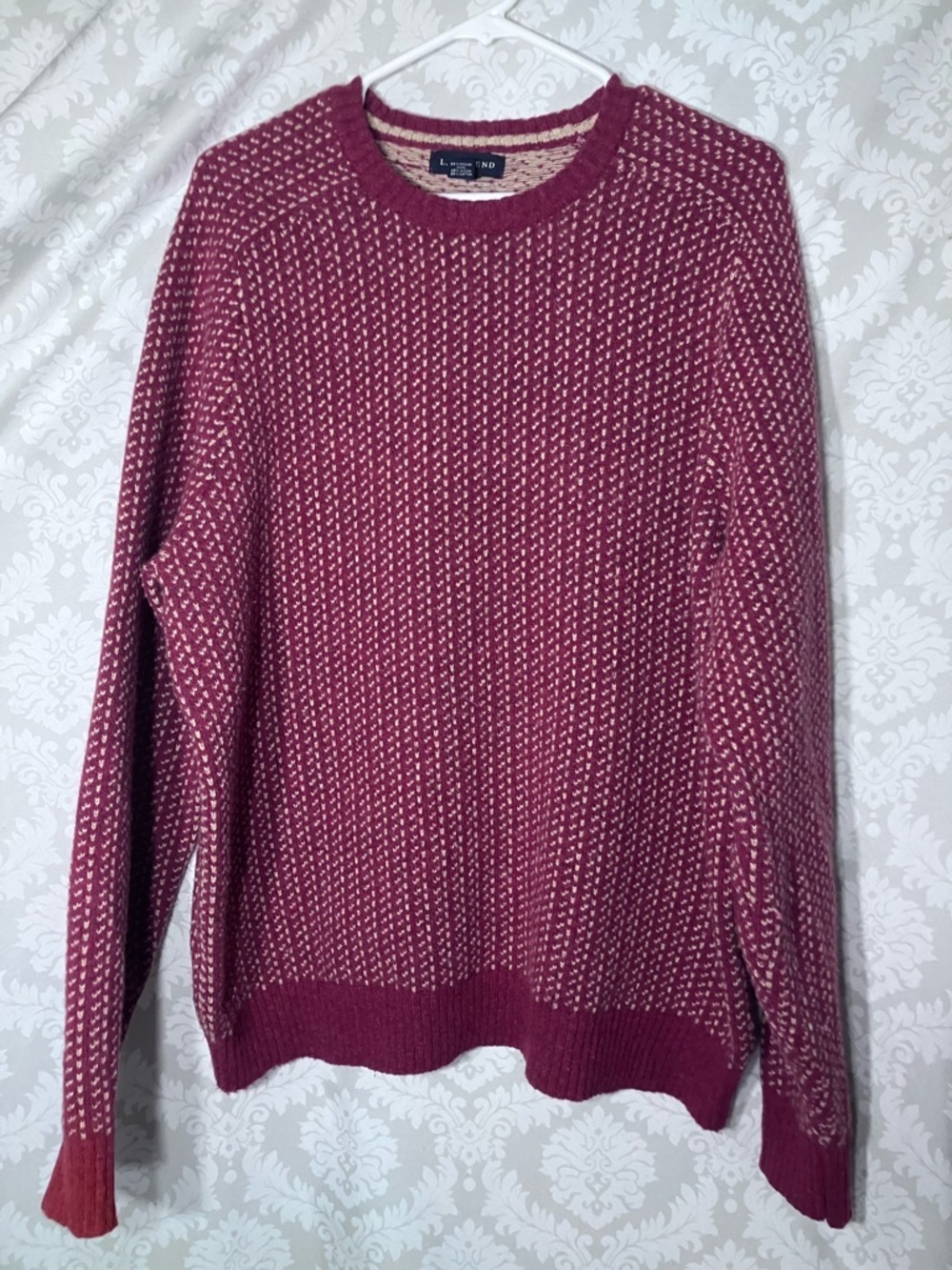 Lands’ End Mens Fisherman Sweater